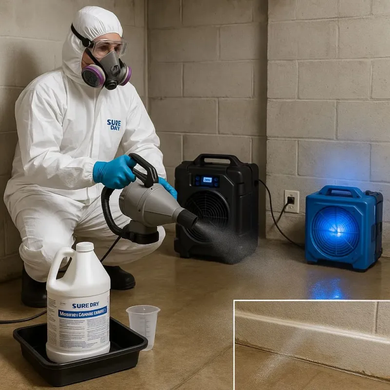Sanitization and Odor Removal process in Tamalpais Valley, CA